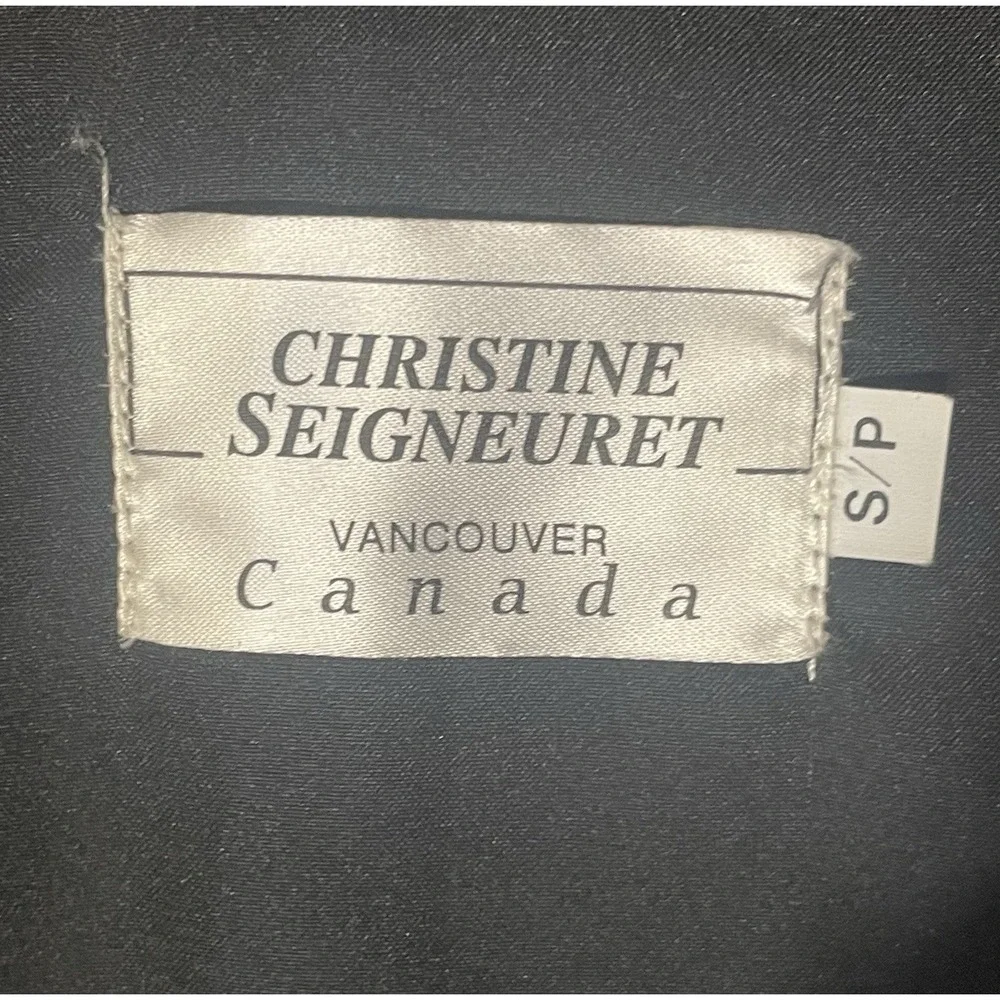 Christine Seineuret Quilted  Full Zip  Jacket With Dogs Women's Small Petite - Picture 8 of 9